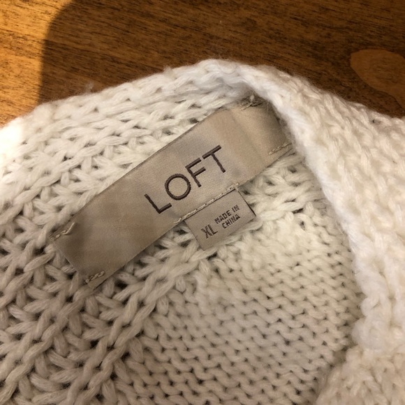 Loft white sweater - Picture 3 of 6